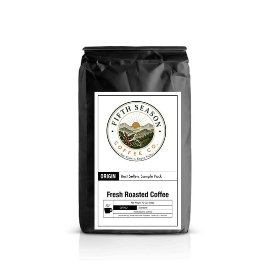 Best Sellers Sample Pack: 6Bean, Cowboy, Breakfast, Peru, Mexico, Bali